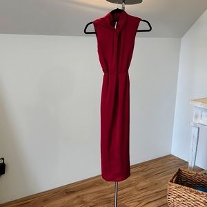 Banana Republic Sleeveless Dress Dark Berry SZ 4